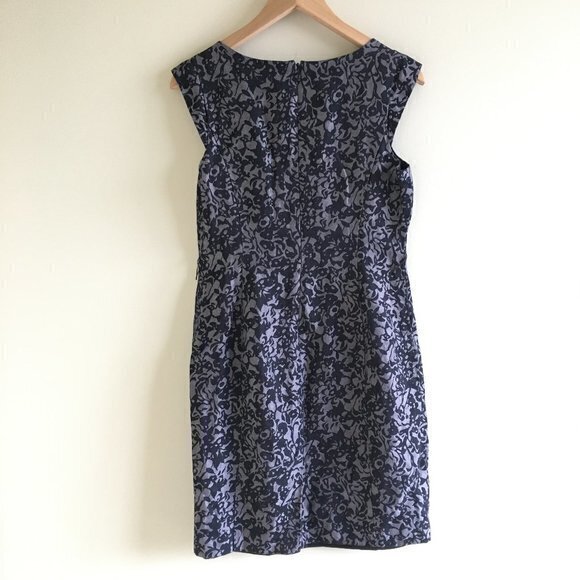 Banana Republic Linen Floral Sheath‎ Dress Lined - Picture 2 of 6